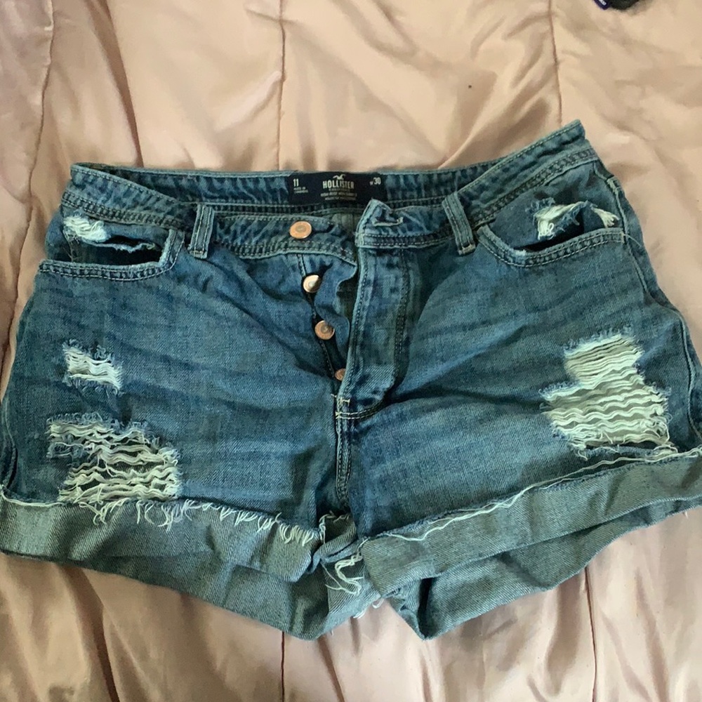 Denim shorts